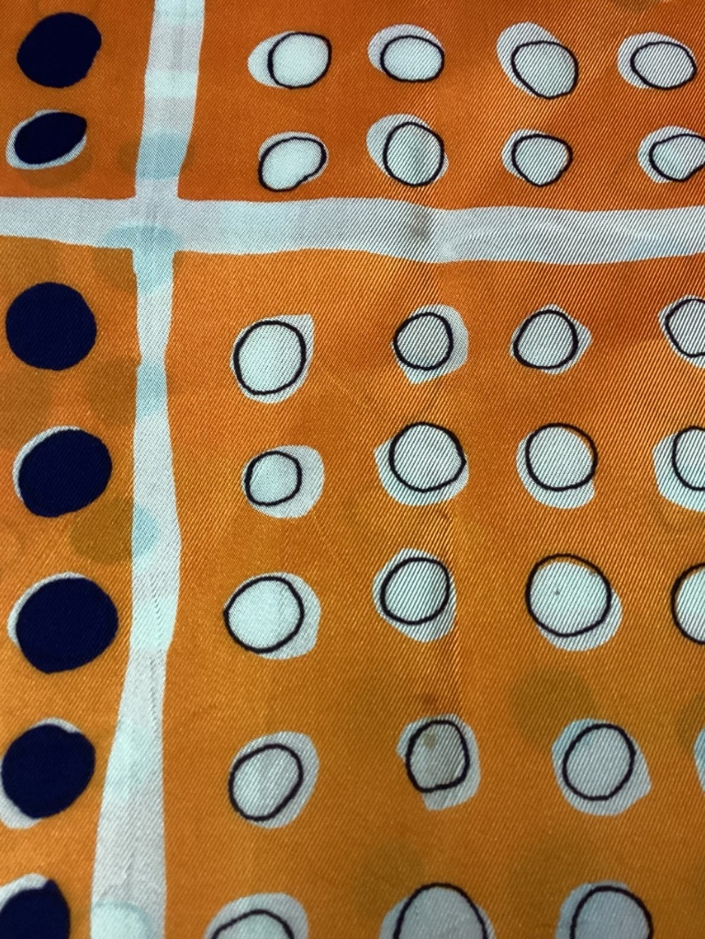 Vintage Geometric Polka Dot Scarf Retro 80s Statement Boho Wrap Travel - Picture 4 of 7